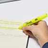 Sharpie Accent Highlighter Tank Style Chisel Tip Fluorescent Yellow, Pack