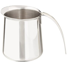 KRUPS XS5012 Stainless Steel Milk Frothing Pitcher for Fully Automatic Machines EA8442 and EA8250, 12-Ounce, Silver