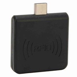 Lector de Tarjetas Inteligentes sin Portátil, Frecuencia de 125Khz Lector de Tarjetas de Identificación RFID de Alta Frecuencia para Teléfonos Móviles con Interfaz USB Macho,