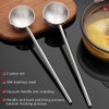 beiyaiey Small Soup Ladle Stainless Steel Metal Deep Spoon with