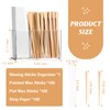 300 Pcs Eyebrow Wax Sticks and Strips Wax Applicator Sticks