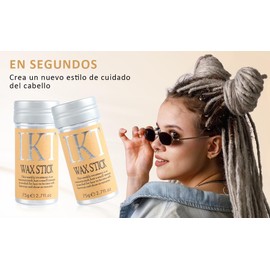 Barra de Cera para Cabello – Control de Bordes y Pegamento Suave, No Grasoso, Sin Residuos, Ideal para Dominar Flyaways, Frizz y Bordes de Peluca, Peinado Profesional y Fijación Larga Duración