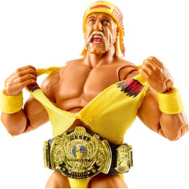 Mattel WWE Hulk Hogan Ultimate Edition Fan TakeOver Action Figure with Articulation, Life-like Detail & Accessories, 6-inch