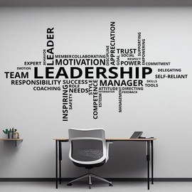 Generic Office Decals Peel & Stick - Wall Vinyl Stickers - Custom Motivational Inspirational Teamwork Team Building Spirit Corporate Business Creative Quotes - Room Décor DWOFF122