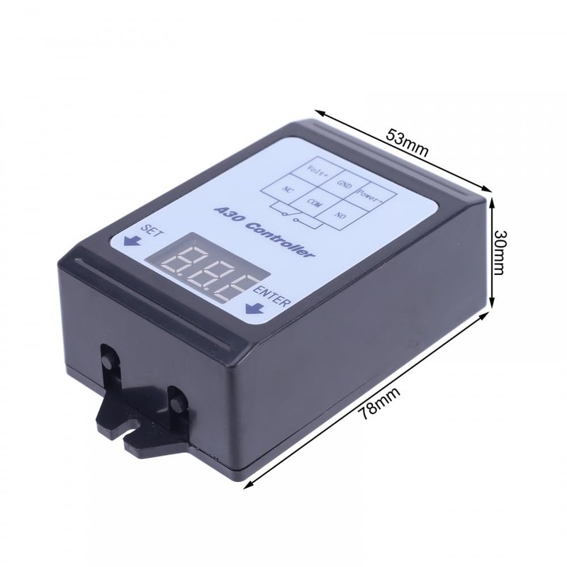 Voltage Monitor Module, A30-U1 DC 0-99.9V Delay Relay Controller Board