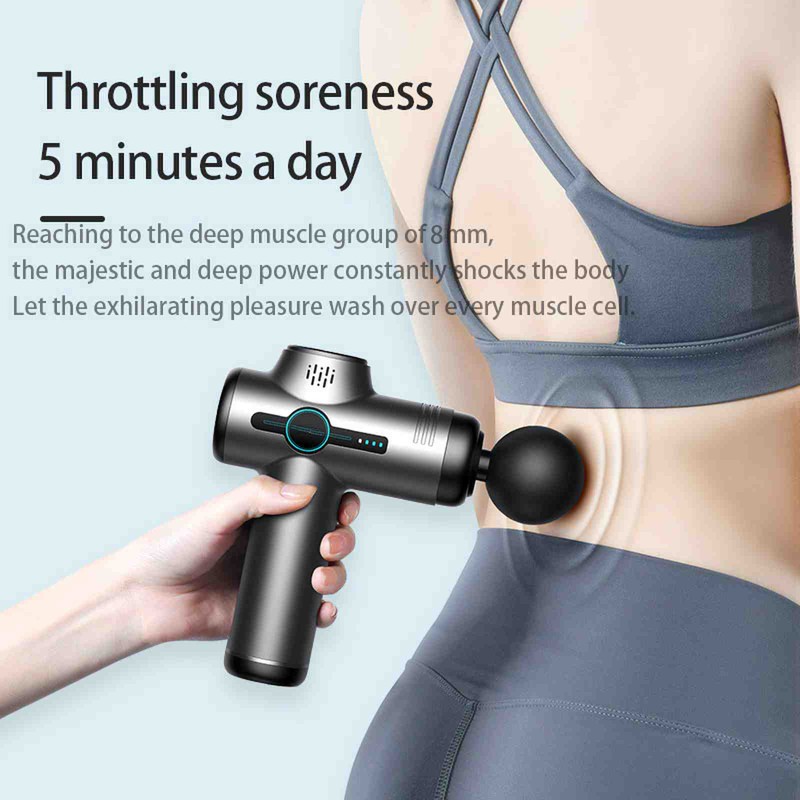Home Portable Fascia Gun Muscle Relaxation Massage Device Deep Tissue