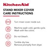 KITCHENAID Fitted Tilt-Head Stand Mixer Cover with Storage Pocket, Quilted