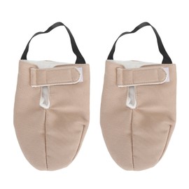 2pcs Castor Oil Toe Wrap Portable Reduce Inflammation Moisturise Dry Skin Reusable Adjustable Castor Oil Toe Wrap