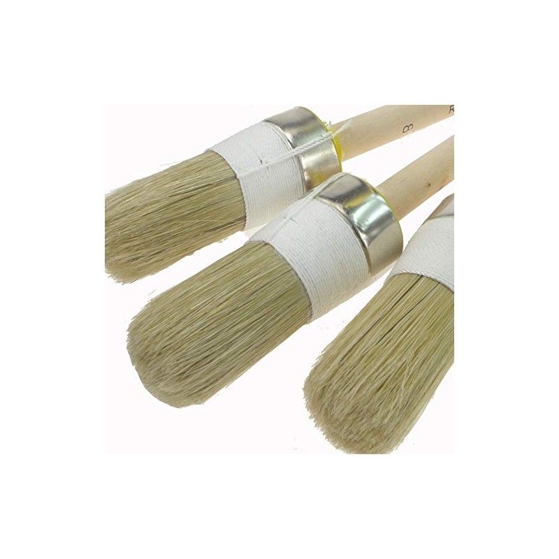 Pack of 3 Ring Brushes, Diameter 35 mm, Size 8,