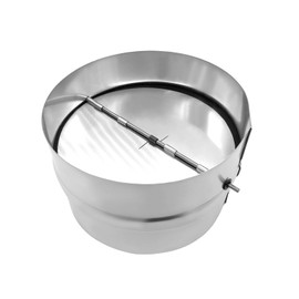 ANPTGHT 6 Inch Draft Blocker Backdraft Damper Duct Draft Stopper, One-Way Airflow Ducting Insert Backflow Preventer Inline Fan Vent Deflector for 6 Inch Duct Dryer Vent Hose(1Pcs)