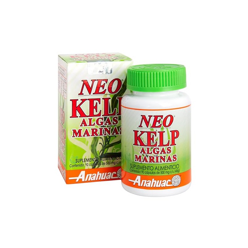 Anahuac Neo Kelp Suplemento Alimenticio 90 Cápsulsas
