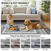 GarveeHome Washable Area Rugs 5x7 Braided Pattern Printed (Non-woven) Throw