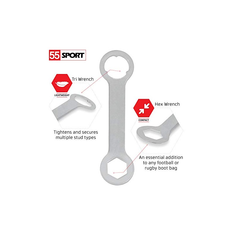 55 Sport World Cup Football & Rugby Stud Spanner