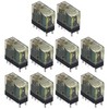 10Pcs Power Relay Miniature Thin Electronic Component 2 NO 2