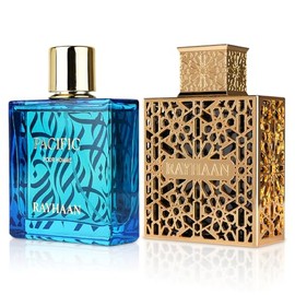 RAYHAAN 2-Piece Fragrance bundle For men Includes 3.4 oz Elixir Eau de Parfum Spray and 3.4 oz Pacific Eau de Parfum Spray
