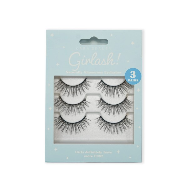 KARA BEAUTY GIRLASH 3D Faux Mink Natural Effect Lashes 3