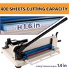 DEFNES Heavy Duty Paper Cutter, Guillotine Paper Cutter, A4 12"