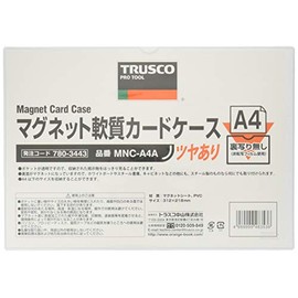 TRUSCO MNC-A4A Magnetic Soft Card Case A4 Glossy
