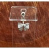 Dragonfly 14 Gage Bow Decor Belly Button Ring Stainless Steel