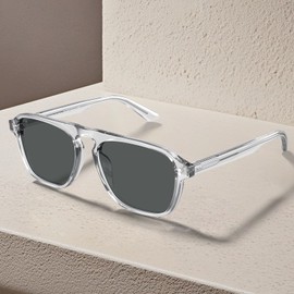 CARFIA Acetate Men's Polarized Sunglasses - Designer Man Sun Glasses, UV Protection, Stylish Design CA5355