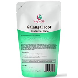 Dried Galangal root 1LB | Whole root (not slices) | Alpinia Galangal | Ads Wonderful Flavour and Aroma to Soups | by Yogi’s Gift®