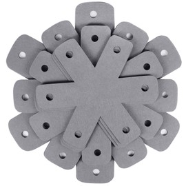 BYKITCHEN Pan Pot Protectors, Set of 12 and 4 Different Sizes, Larger & Thicker Gray Pan Separator Pads, Pan Protectors for Stacking and Protecting Your Cookware