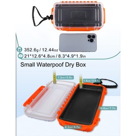 Avlcoaky Dry Box Waterpoof Dry Box Small Dry Box Waterproof for Boat Waterproof Containers Kayak Dry Storage Box