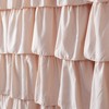 Lush Decor, Blush Ruffle Shower Curtain, 72" x 72"