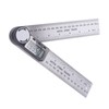 10‑390mm Stainless Steel Electronic Protractor Digital Goniometer Angle Finder Miter