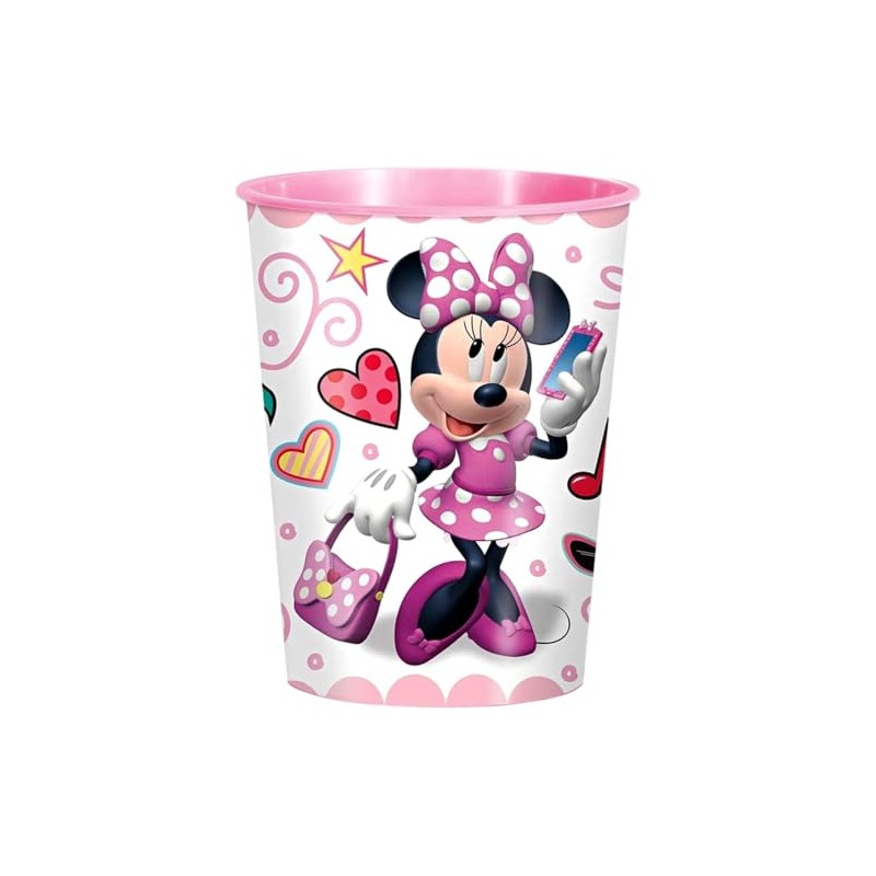 Unique 16oz Minnie Mouse Plastic Cup