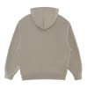 High End Double Button Hood Drop Shoulder Cotton Blend Hooded