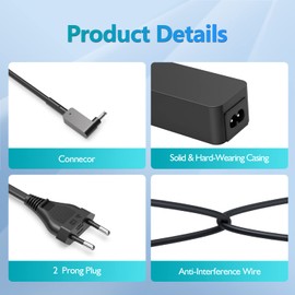 45W AC Charger Compatible with Acer Swift 3 SF314-51 SF314-41 SF314-52 SF314-54 SF314-56 SF315-52 SF313-5 SF314-42 SF314-55 SF114-32 N17 P6 N1N17W7 Power Supply Charging Cable