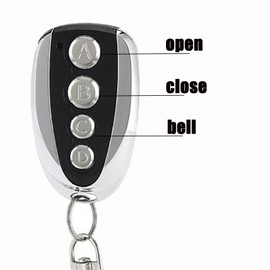 5 PCS Gate Remote Control, Sliding Gate Opener, 433.92 MHz Driveway Gate Door Security, Remote Door Closer, Garage Controller Cloning Replacement, Electric Key for Rolling Door 433MHz