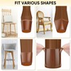 BALEINE 16 Pack Silicone Chair Leg Floor Protectors, Stool Leg