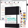 JUBTIC Undated Hourly Weekly Planner, Daily Monthly Appointment Book with