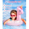 HeySplash Inflatable Pool Float, 21.6 Inch Toddler Pool Float, Unicorn