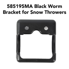 AR-PRO The Exact Replacement 585195MA Worm Bracket for Snow Throwers (Black) Set of 2 - Compatible with Murray Snow Throwers and Craftsman Gas Snow Blowers - Restore Snow Thrower Peak Performance