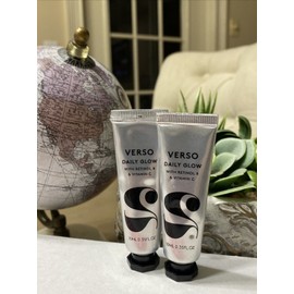 Verso 2x Verso DAILY GLOW 2 w/ Retinol 8 & Vitamin C 10ml/0.35 fl oz ea Travel Sz Z