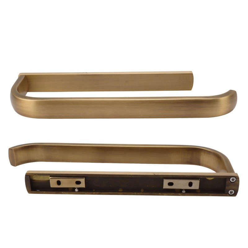 Wall Mounted Towel Rack Stainless Steel Retro Style Space Saving