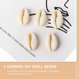 COHEALI 100pcs DIY Shell Beads for Crafting Versatile Materials for Home Decoration Jewelry Making DIY Projects for Bracelets Necklaces Earrings and More