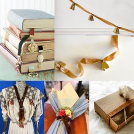 IDONGCAI Velvet Ribbon Spool Velvet Fabric Ribbon Trim 10 Yards/Roll Velvet Trim Ribbon for Christmas Gift Wrapping Wedding Decoration(Brown, 1 inch)