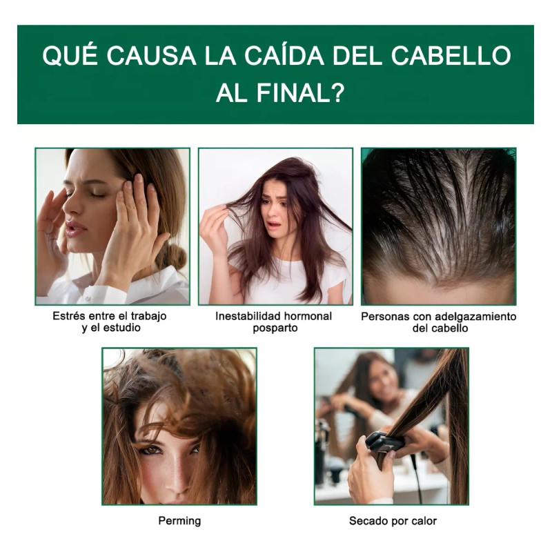 Suero Crecimiento Del Cabello Boomoon Aceite De Jengibre