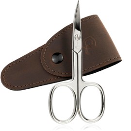 marQus - Nail scissors from Solingen with micro-serrated blade including case for precise cutting of nails, suitable as fingernail scissors or nail scissors, toenails