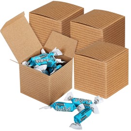 Individually Wrapped Candy Table Setting Decorations – 4 Boxes Filled with Individually Wrapped Soft Candies Party Favors for Birthday Party, July 4th, Baby Showers, Gender Reveals, (Blue-Raspberry)