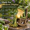 Solar Frog Garden Light for Outdoor Decoration – Waterproof Resin