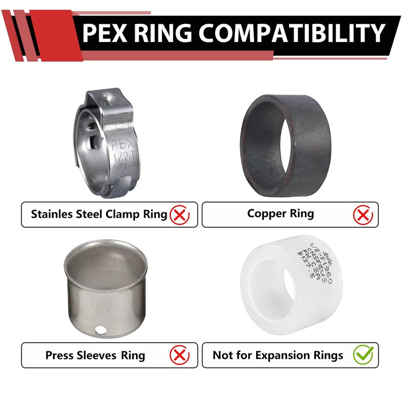 (Pack of 2) EFIELD Cold Expansion Pex-A 3/4 Inch X