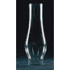 Clear Glass Lamp Chimney, Replacement Hurricane Globe Measures 1 1/8