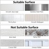 KASARO 10-Sheet Peel and Stick Backsplash, Aluminum Mosaic Stainless Steel