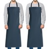 Homsolver 2 Pack Waterproof Rubber Vinyl Apron Chemical Resistant Work