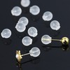 Comfort Impenetrable Soft Safety Backs for Earrings, TPE Medical Grade